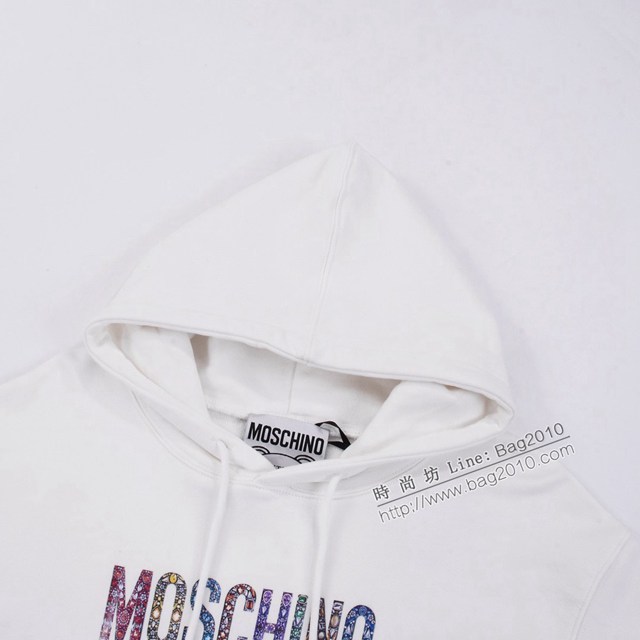 Moschino專櫃莫斯奇諾2023FW新款印花連帽衛衣 男女同款 tzy3151